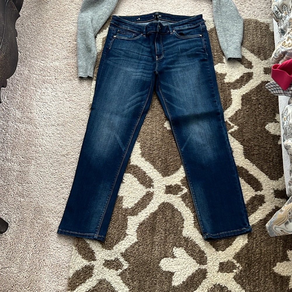 White House Black Market slim crop jeans - Picture 2 of 6